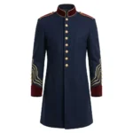 Men Wool Regency Military Frock Coat