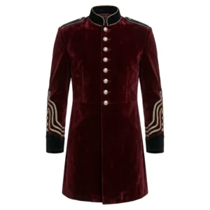 Men’s Gothic Velvet Frock Coat