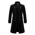 Men Gothic Steampunk Long Coat