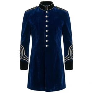 Men’s Gothic Velvet Frock Coat