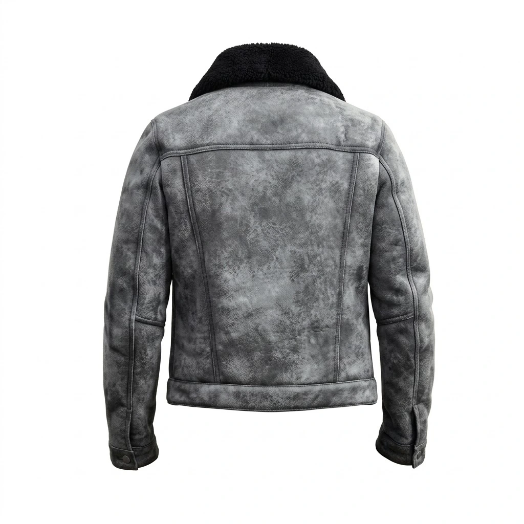 Men’s Grey Winter Trucker Jacket