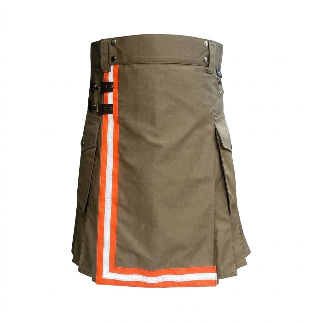 Firefighter Tactical Kilt Hi-Vis Reflective & Custom Sized