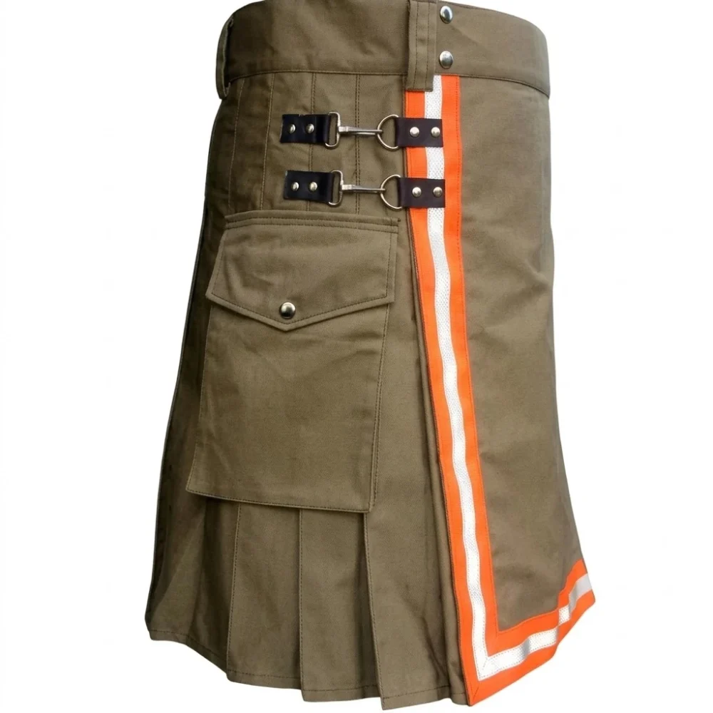 Firefighter Tactical Kilt Hi-Vis Reflective & Custom Sized