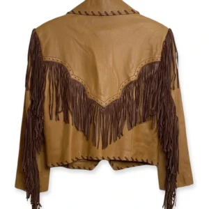 Women’s Western Leather Fringe Jacket