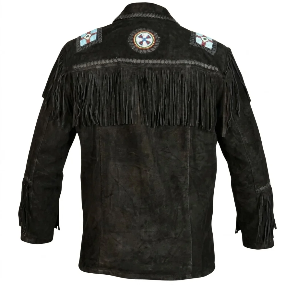 Native American Buckskin Western Jacket