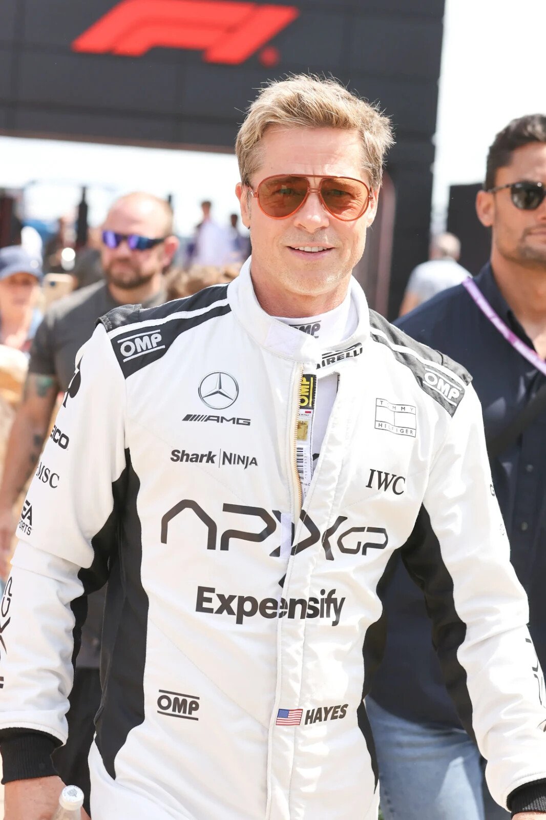 F1 movie white racing coveralls APXGP replica - Brad Pitt race suit costume
