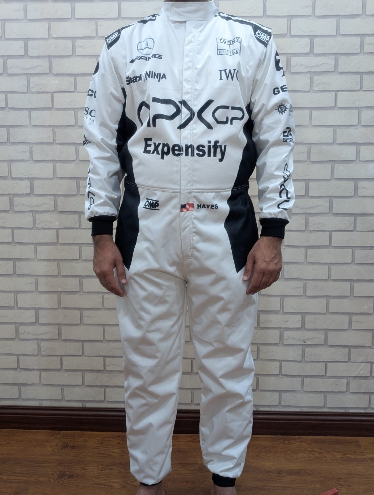 F1 movie white racing coveralls APXGP replica - Brad Pitt race suit costume - Image 2