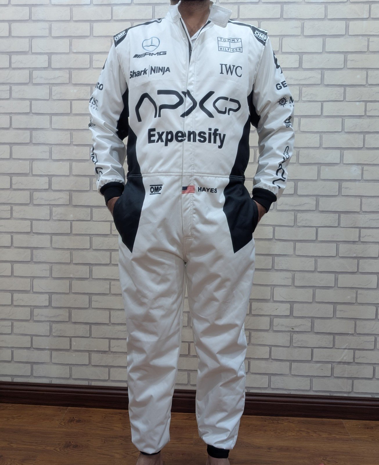 F1 movie white racing coveralls APXGP replica - Brad Pitt race suit costume - Image 5