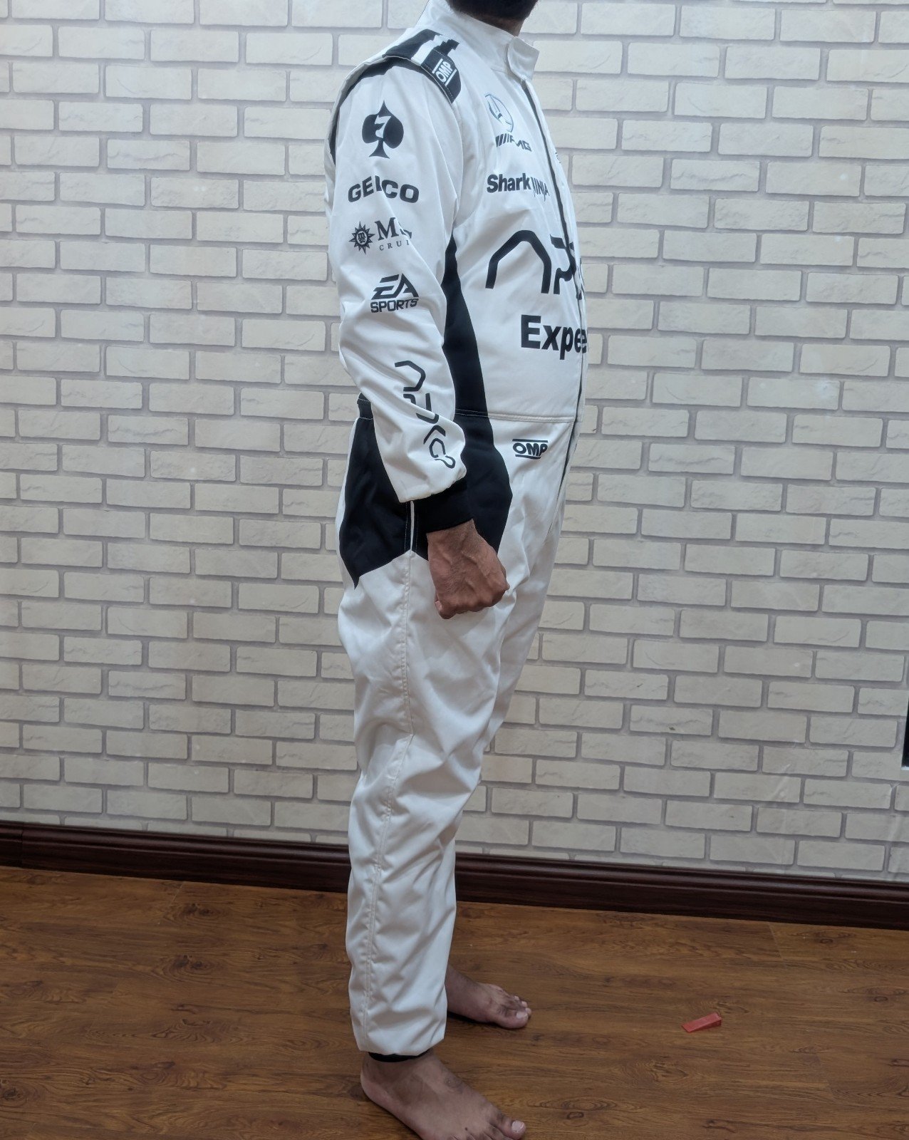 F1 movie white racing coveralls APXGP replica - Brad Pitt race suit costume - Image 7