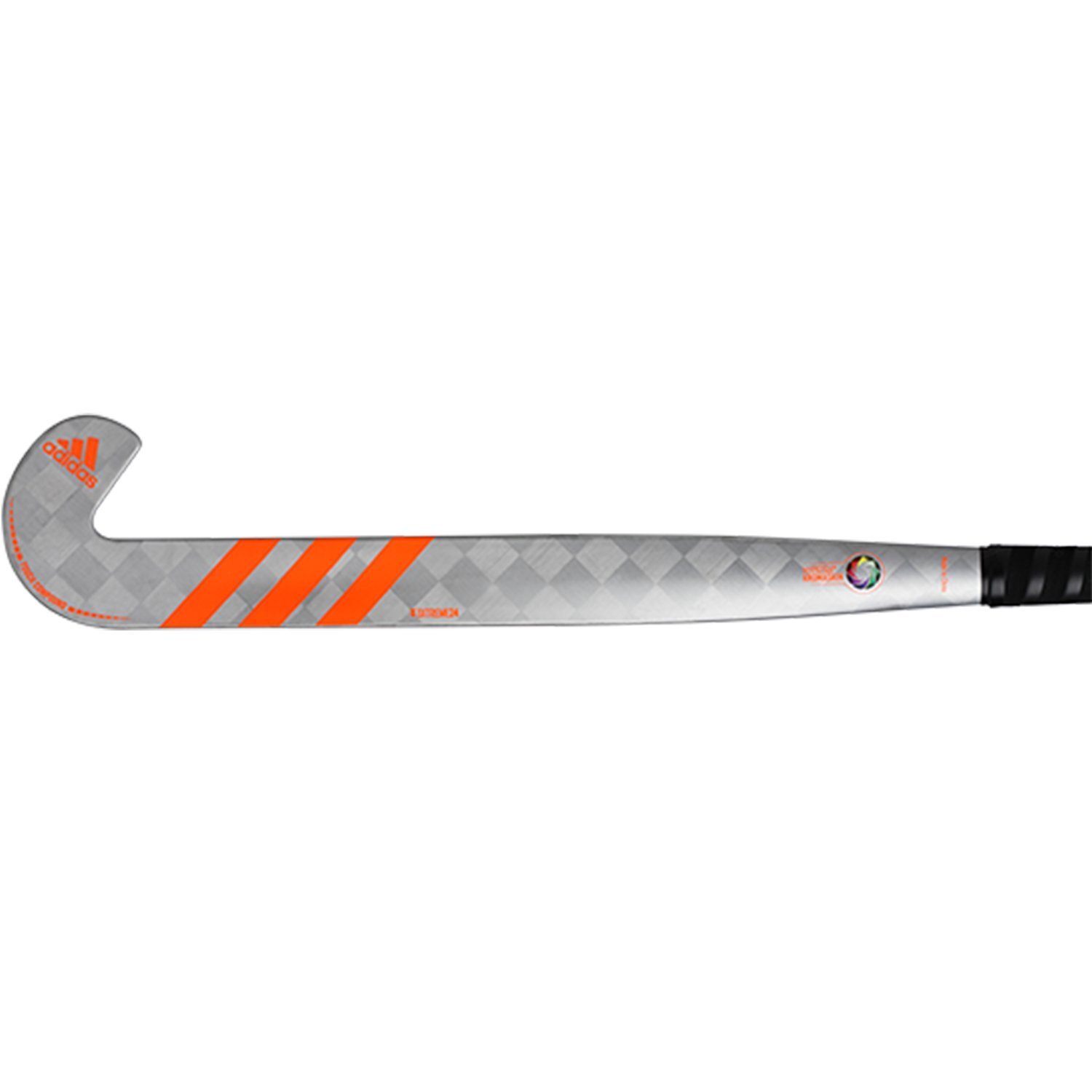 ADIDAS DF24 KROMASKIN 2020-2021 100% Carbon Field Hockey Stick Silver/Orange - Image 2