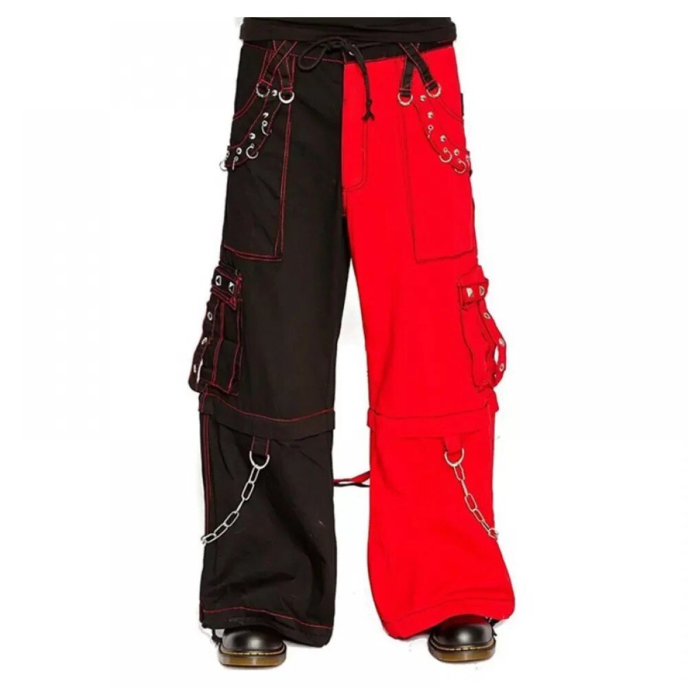 Gothic Convertible Punk Rock Pant Trouser Electro Bondage Rave Cyber Chain Pant - Image 2
