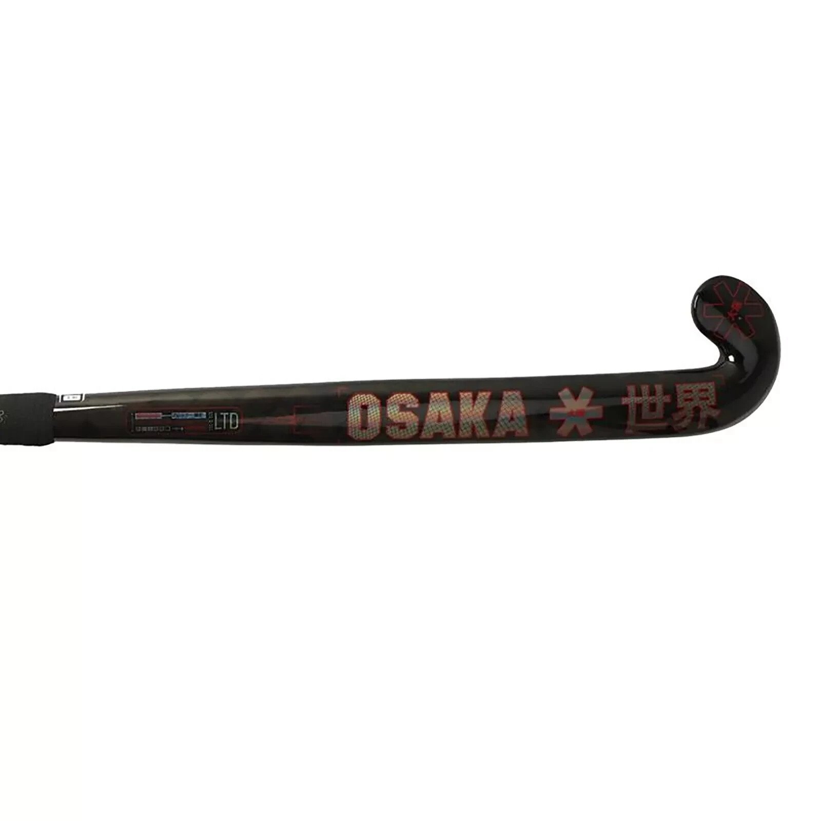 Osaka PRO TOUR LTD Proto Bow Composite Field Hockey Stick Black-Red 2023 - Image 5