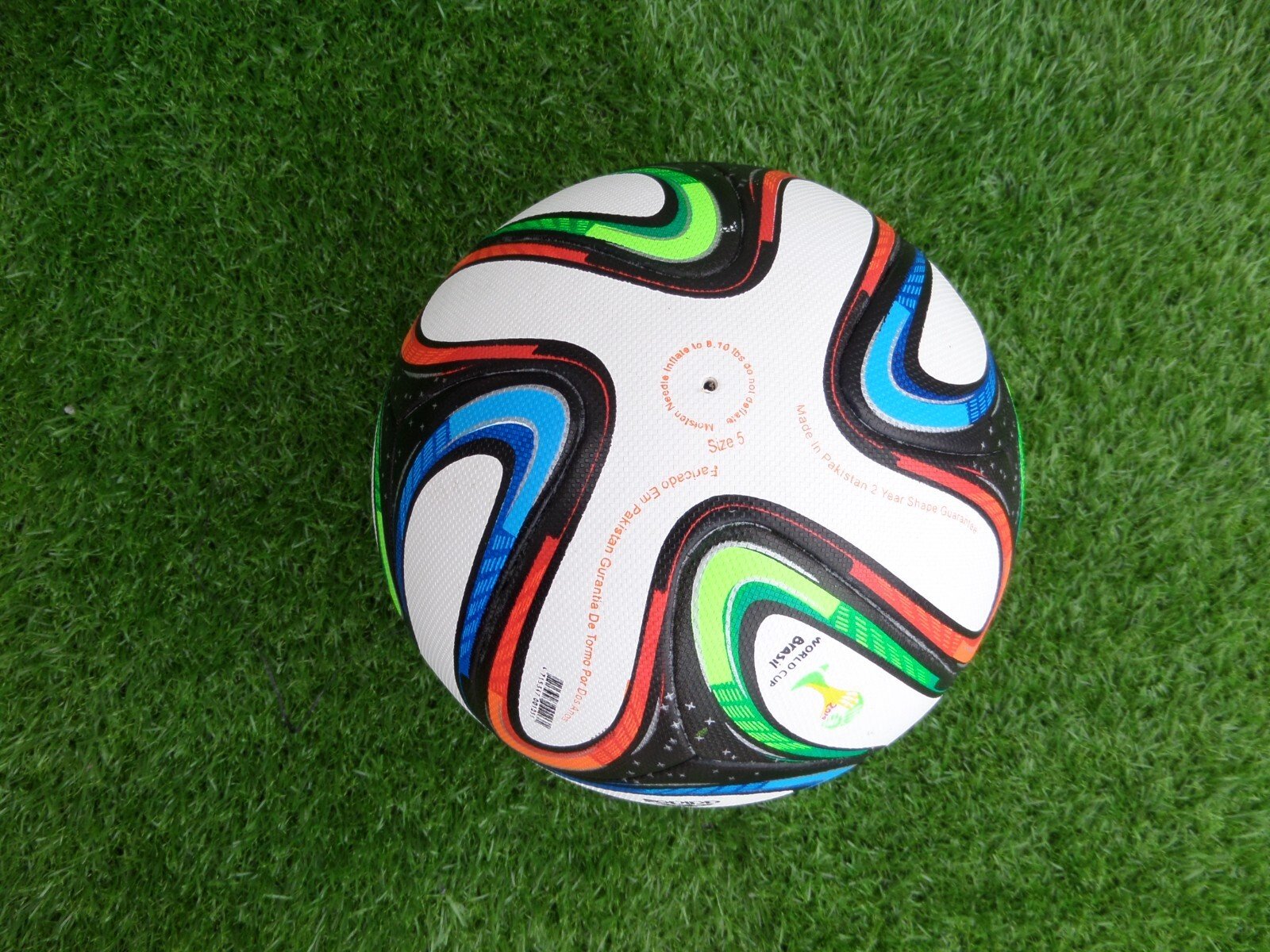 Adidas Brazuca 2014 FIFA World Cup Brazil Official Match Ball Size 5 - Image 7