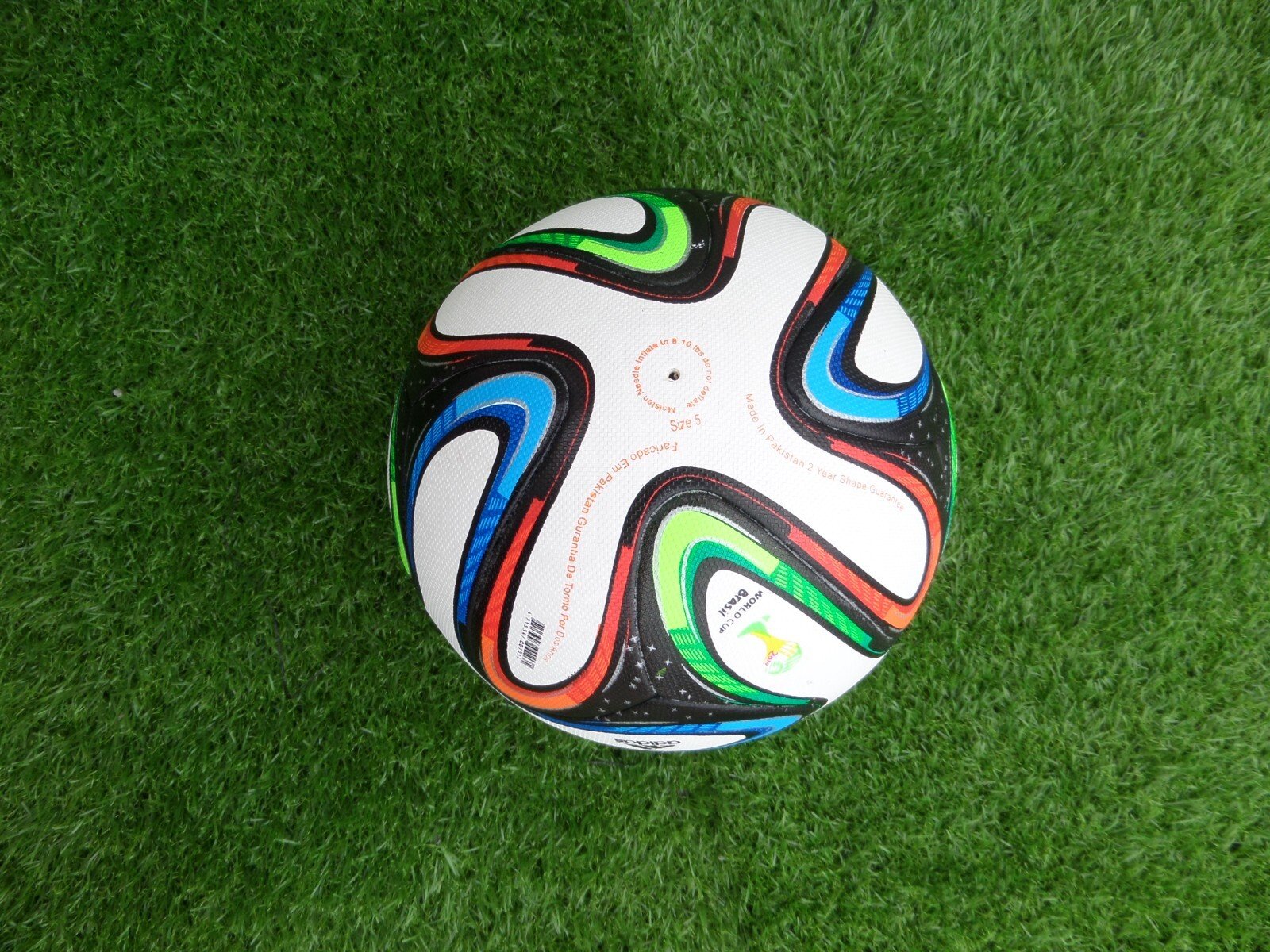 Adidas Brazuca 2014 FIFA World Cup Brazil Official Match Ball Size 5 - Image 8