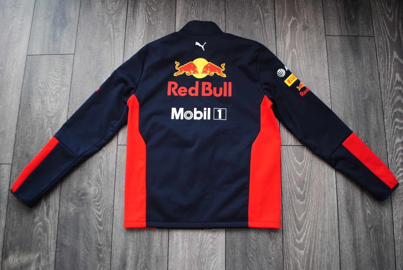 Navy & Red Racing Team Jacket – Full-Zip Motorsport-Inspired Fanwear - Image 2