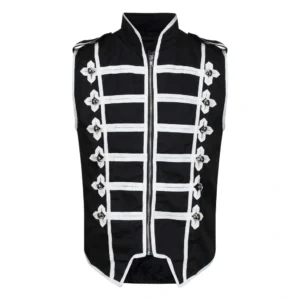 Men’s Gothic Military Drummer Vest