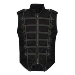 Men's Gothic Military Drummer Vest